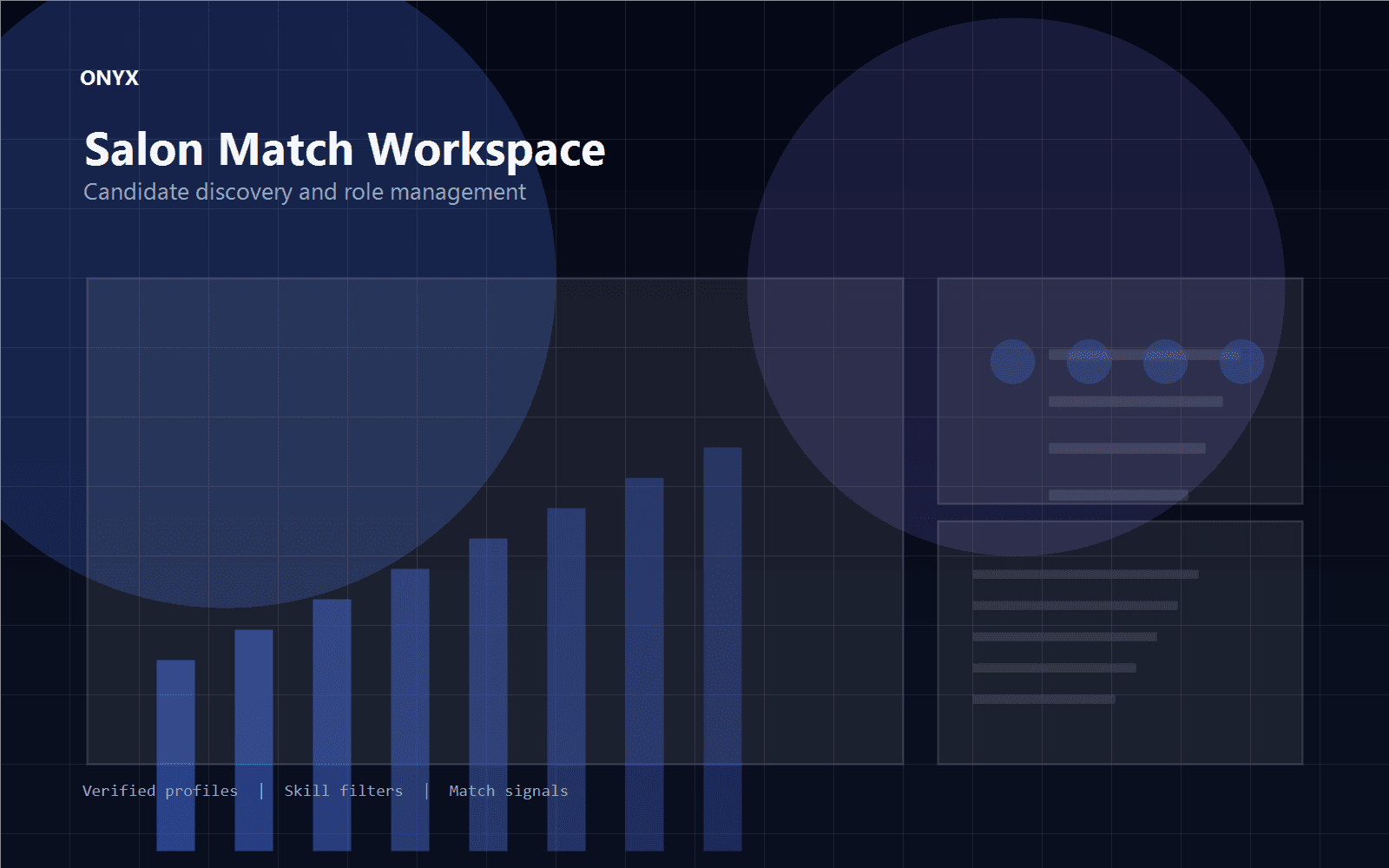 ONYX salon dashboard preview